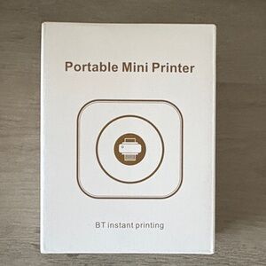 Portable Mini Printer - White